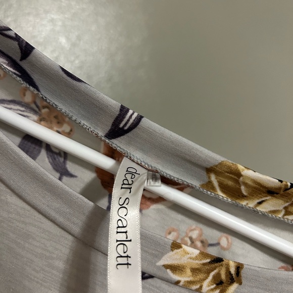 Large dear Scarlett light grey half sleeve top - Picture 8 of 8